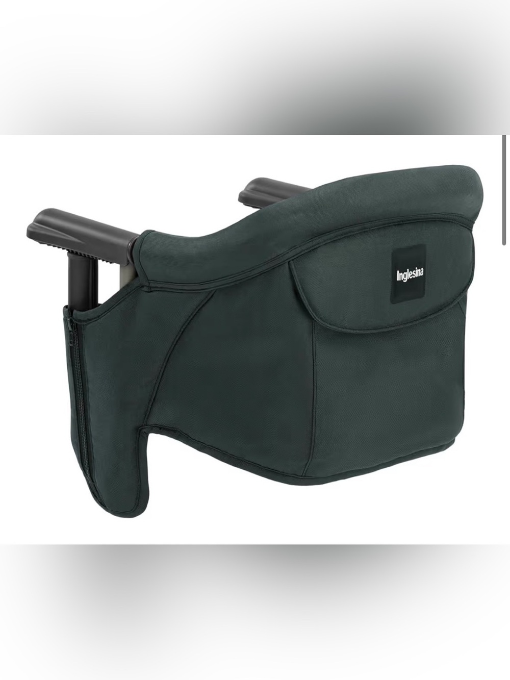 Kids Portable Dark Green Hook-On High Chair